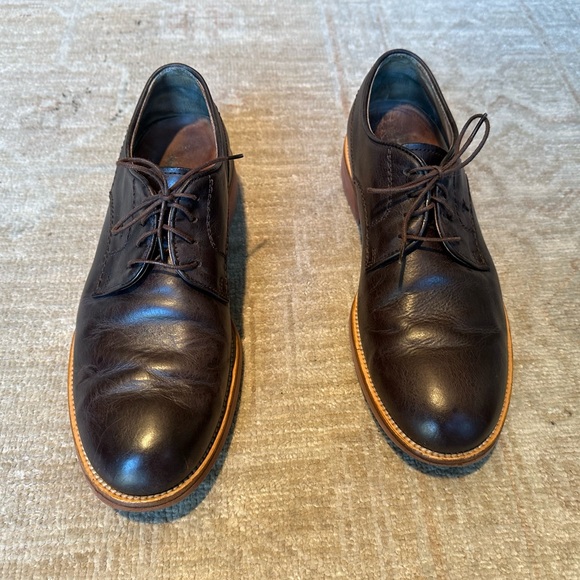 Tod’s leather lace-up shoes in dark brown main image 4